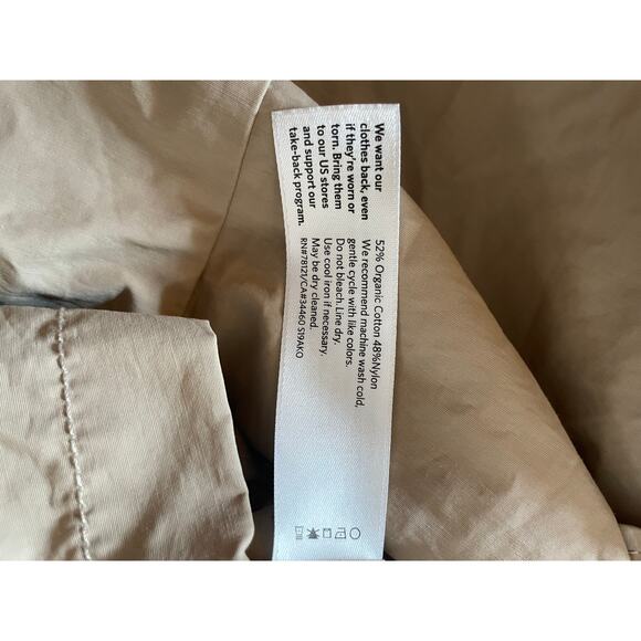 EILEEN FISHER Hidden Hood Jacket *Beige Color - Picture 4 of 8